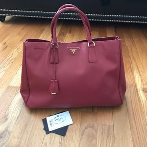 PRADA saffiano lux satchel